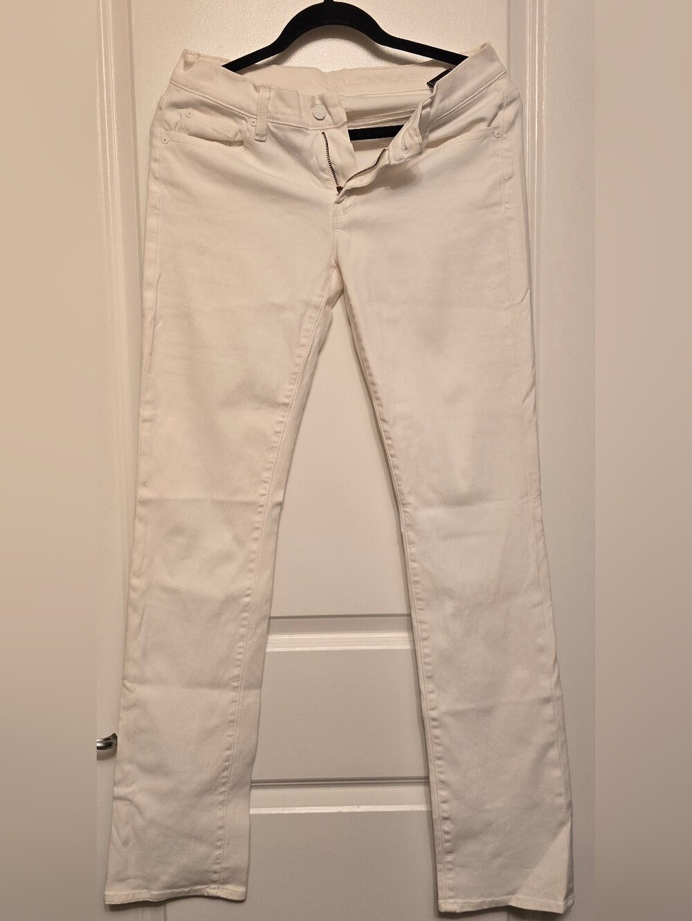 7 For All Mankind White Denim Jeans Size 27